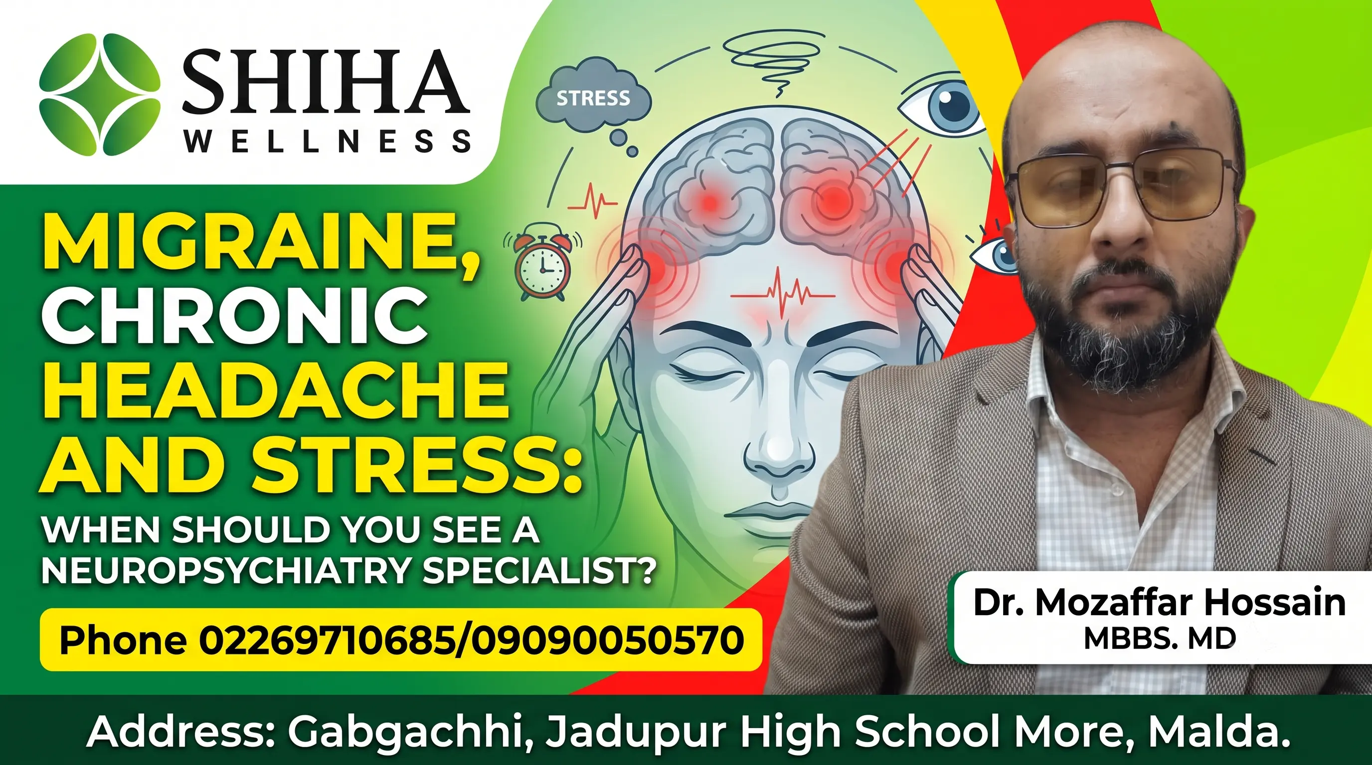 Migraine, Chronic Headache and Stress: When Should You See a Neuropsychiatry Specialist?